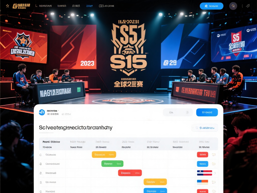 S15全球总决赛赛程表获取,实时了解比赛进展 随着电竞行业的蓬勃发展,英雄联盟全球总决